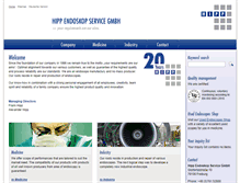 Tablet Screenshot of hipp-endoskopservice.com